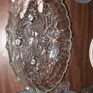 Vintage Glass Fruitbowl